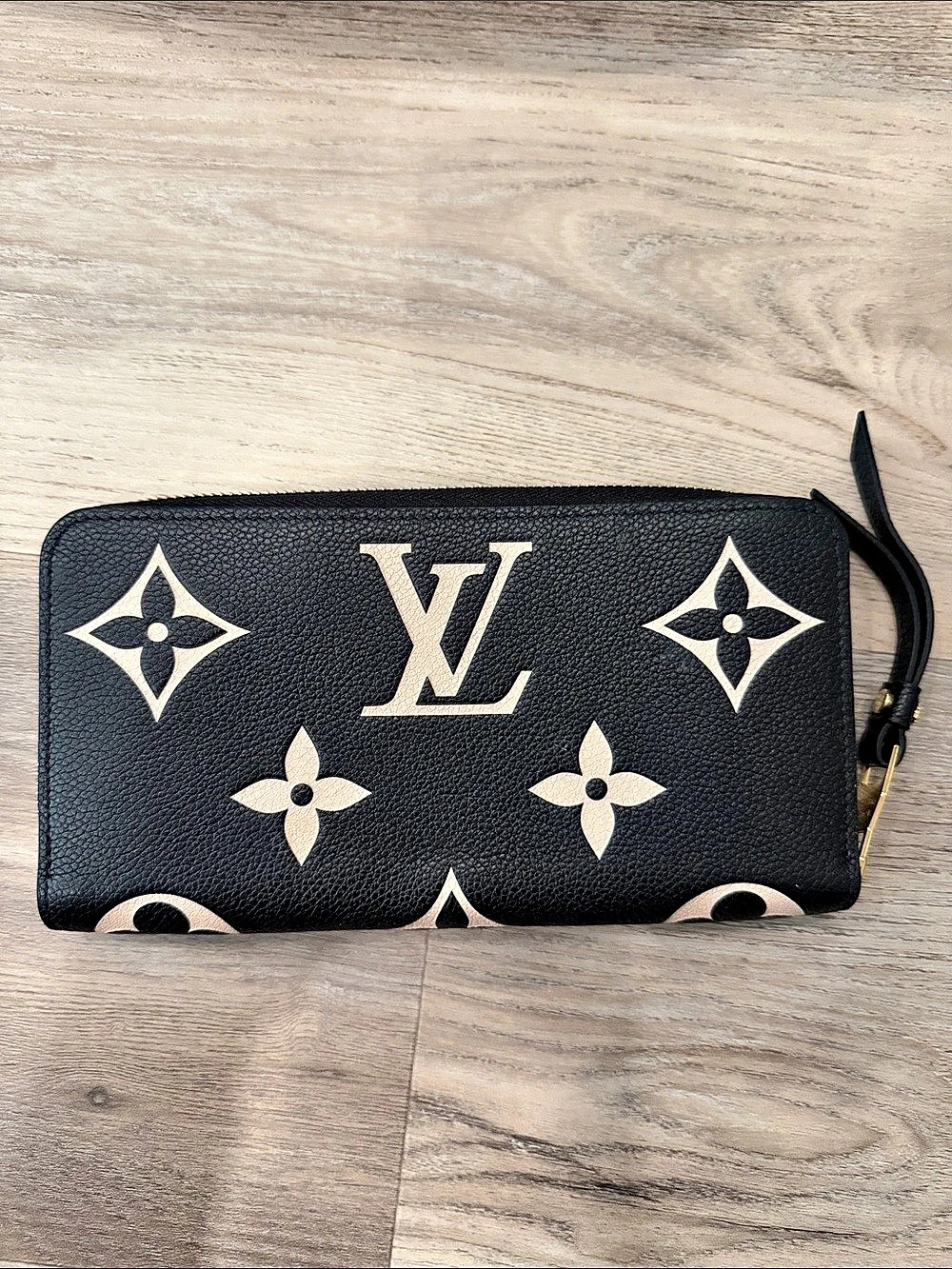 Louis Vuitton Zippy Wallet Bicolor Monogram Empreinte Black & Pink